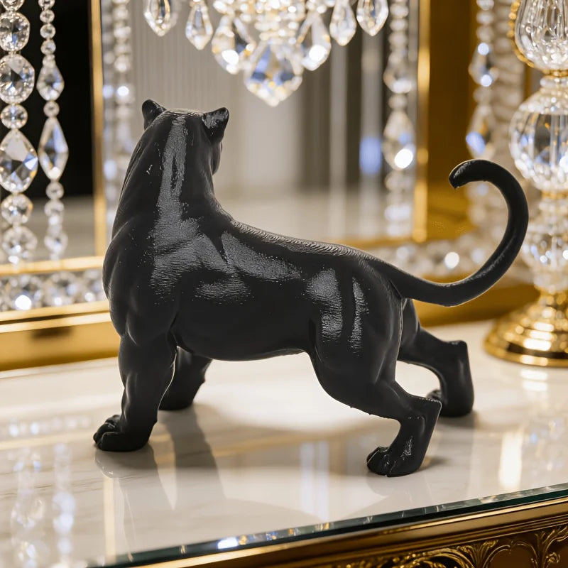 1 Piece of Sturdy Black Panther Statue