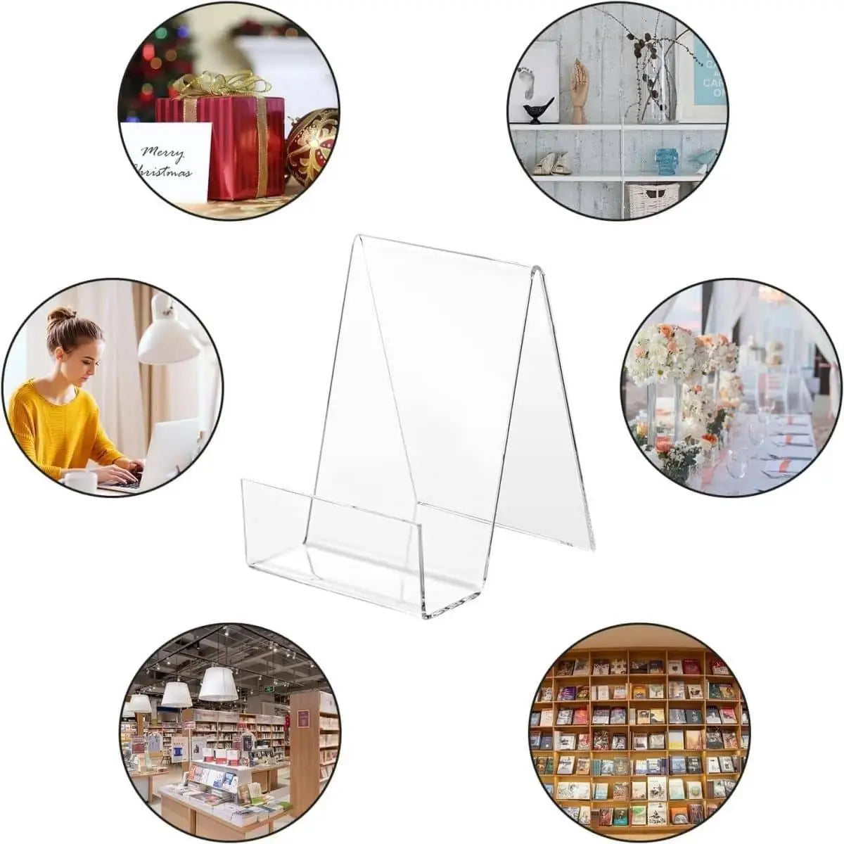 Clear Acrylic Display Book Stand