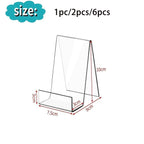 Clear Acrylic Display Book Stand
