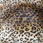 Faux Fur Leopard Print Pillow Case