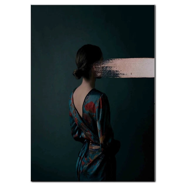 Graffiti Art Figure Poster Canvas Wall Art Nordic Fashion