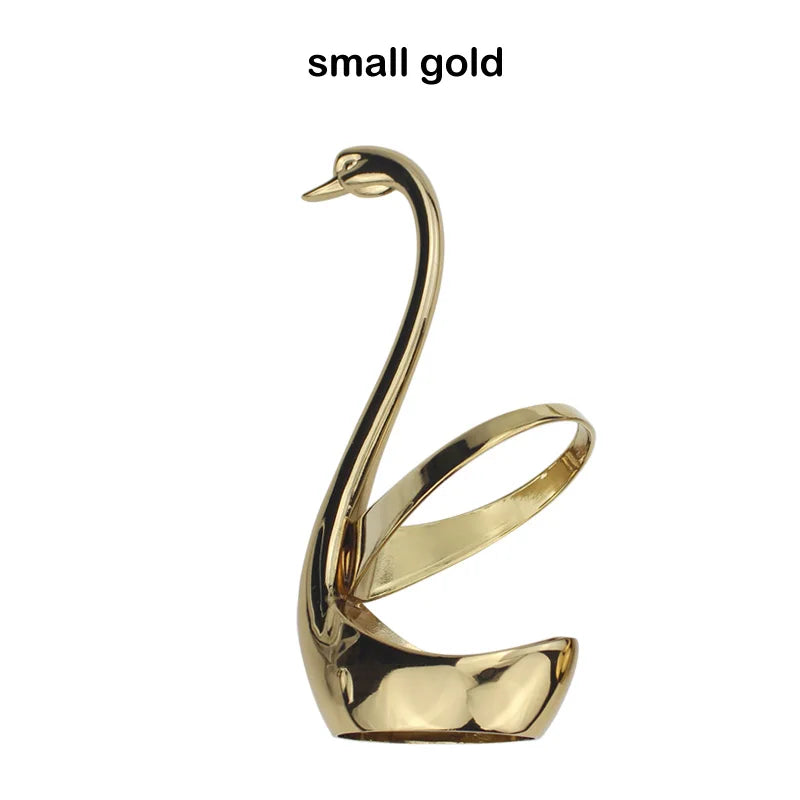 Popular Swan Shape Zinc Alloy Cutlery Holder