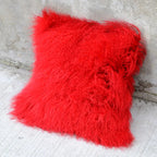 Genuine Mongolian Lamb Fur Cushion Cover