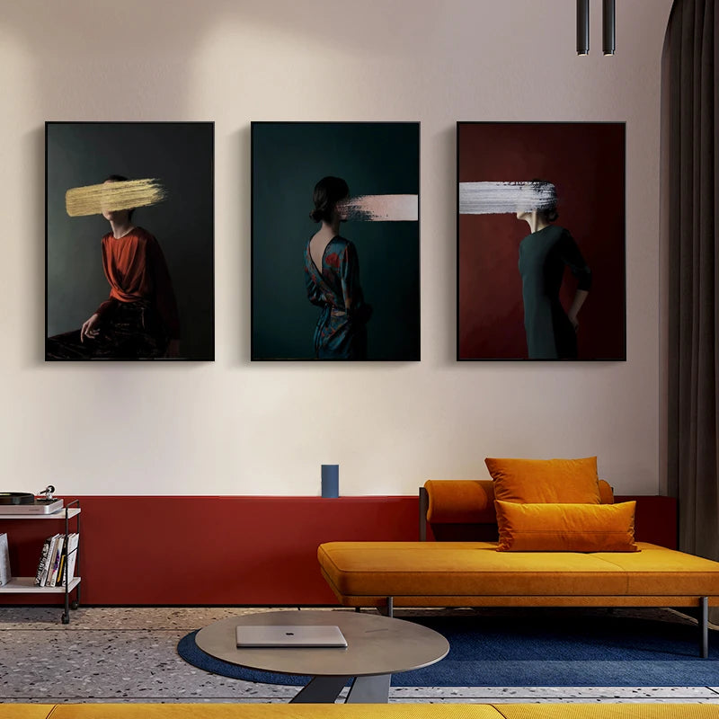 Graffiti Art Figure Poster Canvas Wall Art Nordic Fashion