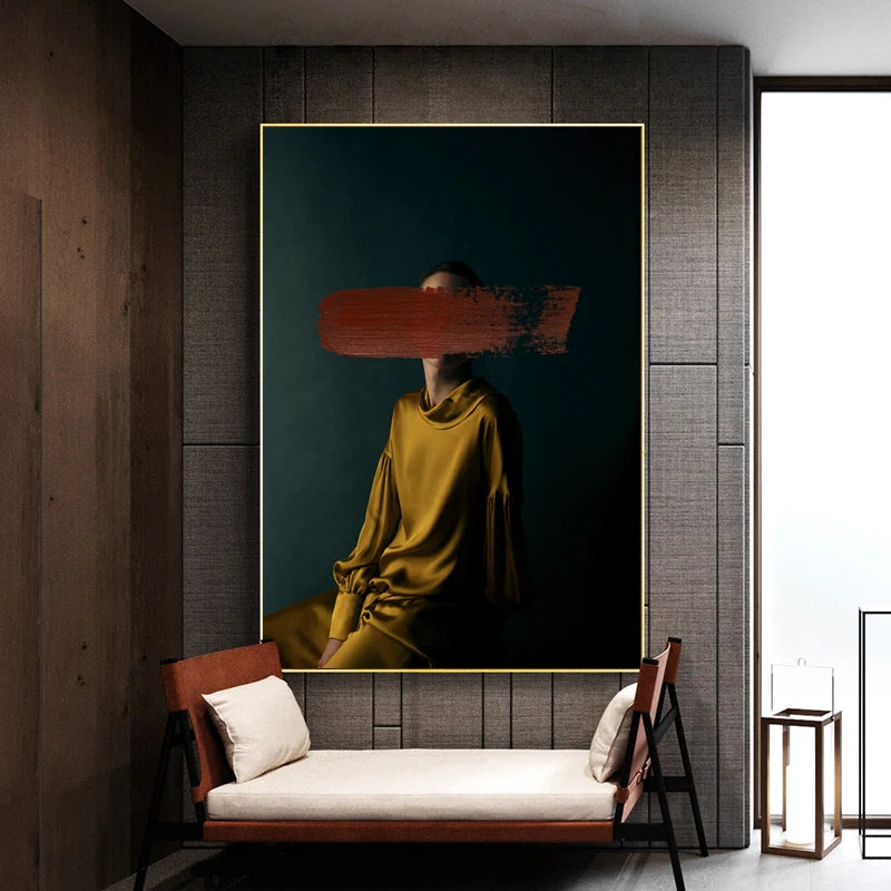 Graffiti Art Figure Poster Canvas Wall Art Nordic Fashion