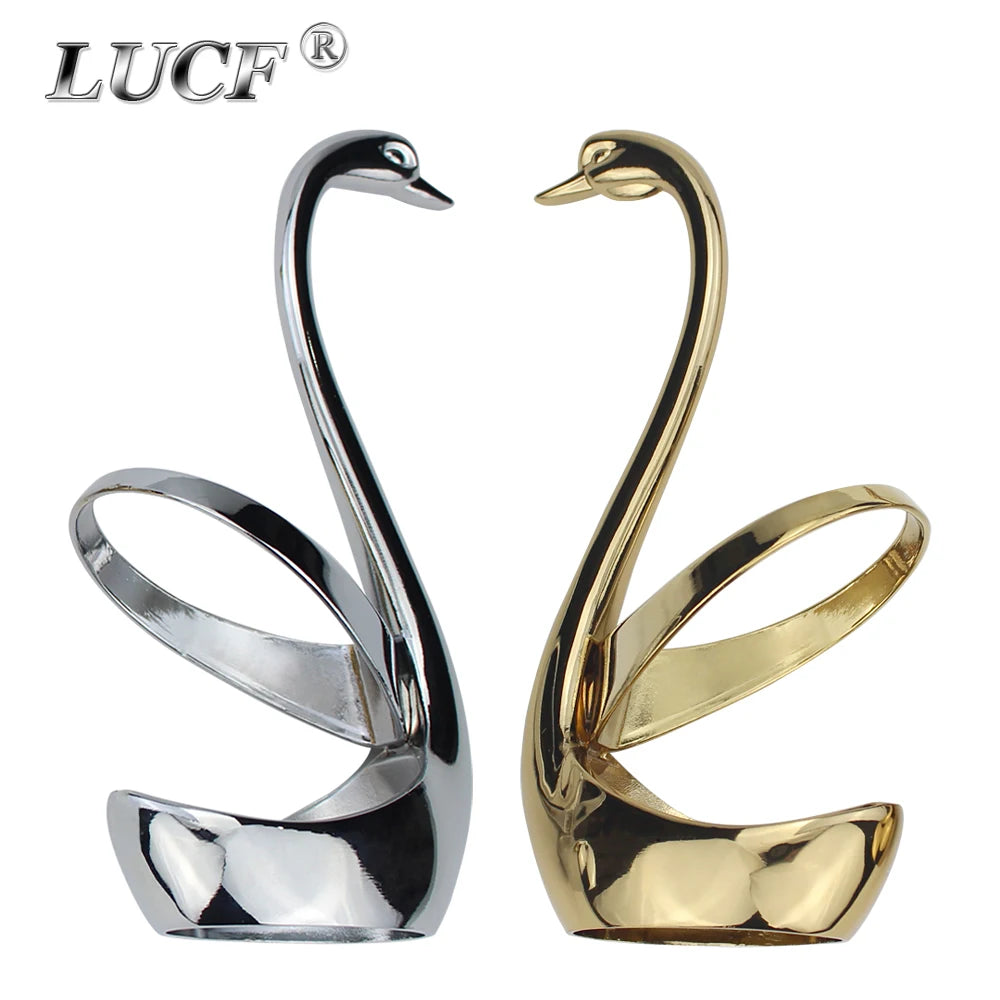 Popular Swan Shape Zinc Alloy Cutlery Holder