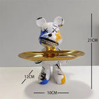 21cm Graffiti Bear Ornament Figurine