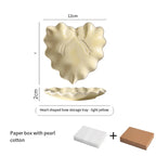 Cute Macaron Heart Bow Ceramic Tray