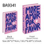 Fashion Luxury Fake Book Storage Box Perfume Decorative Books