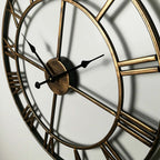 60CM Large 3D Wall Clocks Roman Numerals