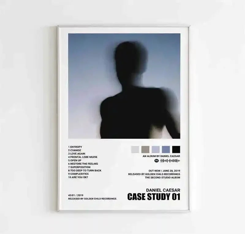 Daniel Caesar Singer Music Album Cover Freudian Canvas Painting Poster