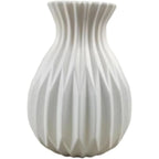 1PC Plastic Vases White Imitation Ceramic Flower Pot