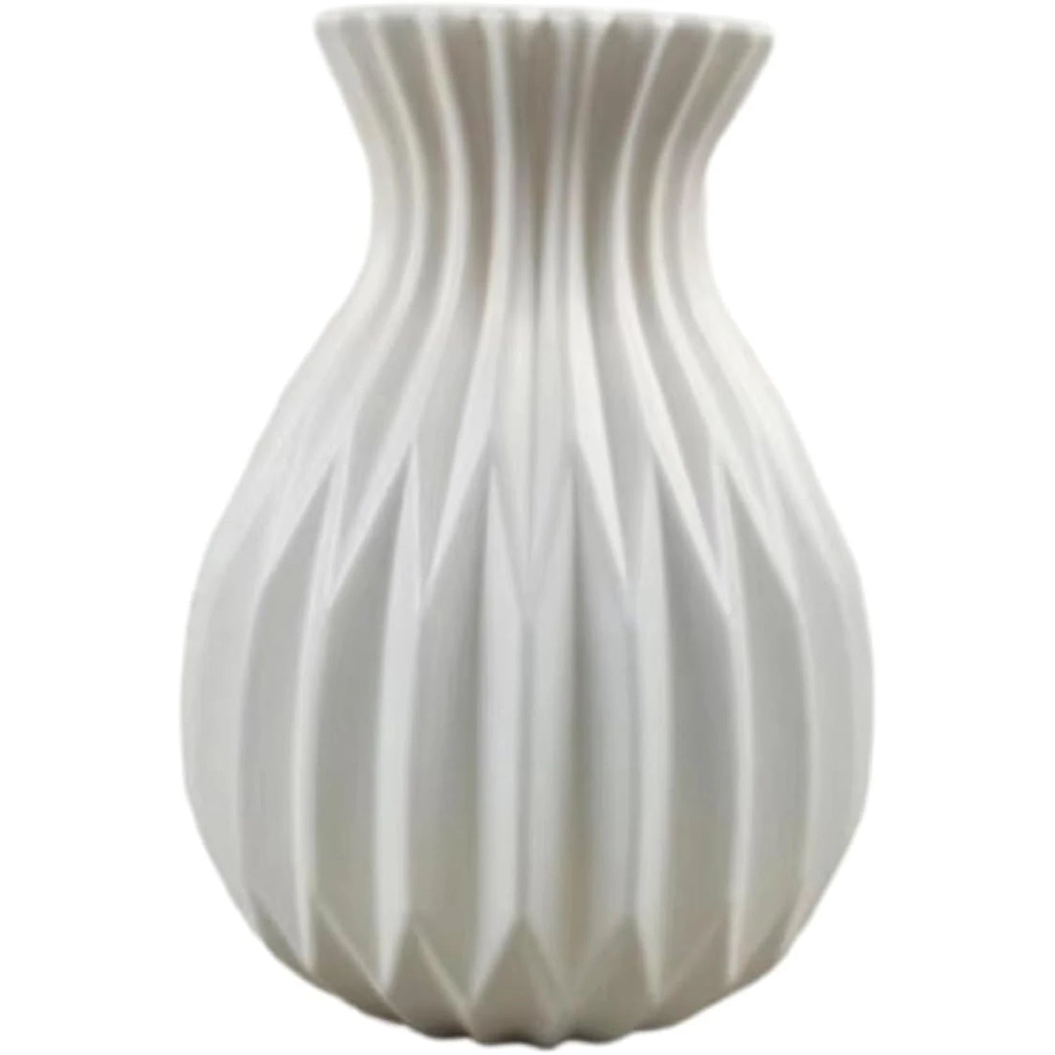 1PC Plastic Vases White Imitation Ceramic Flower Pot