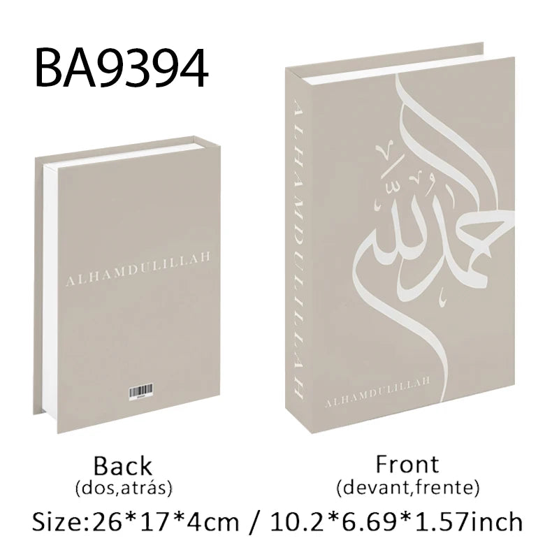 Islamic Kaaba Mosque Luxe Fake Book Storage Box