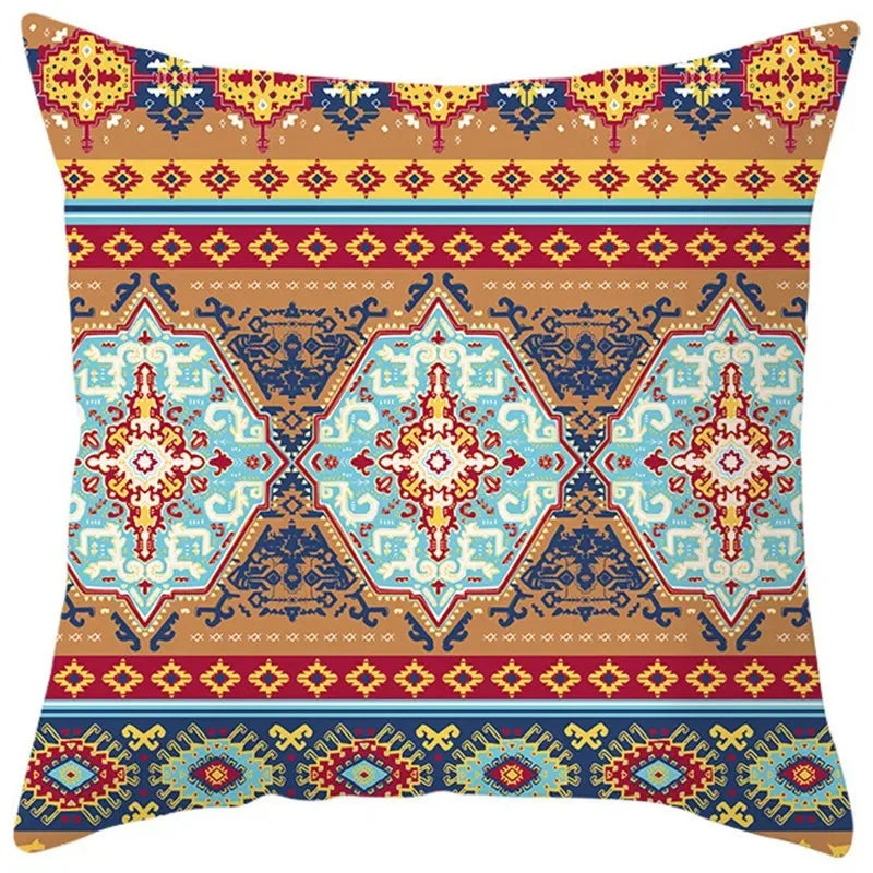 Bohemian ethnic style pillowcase living room sofa pillowcase