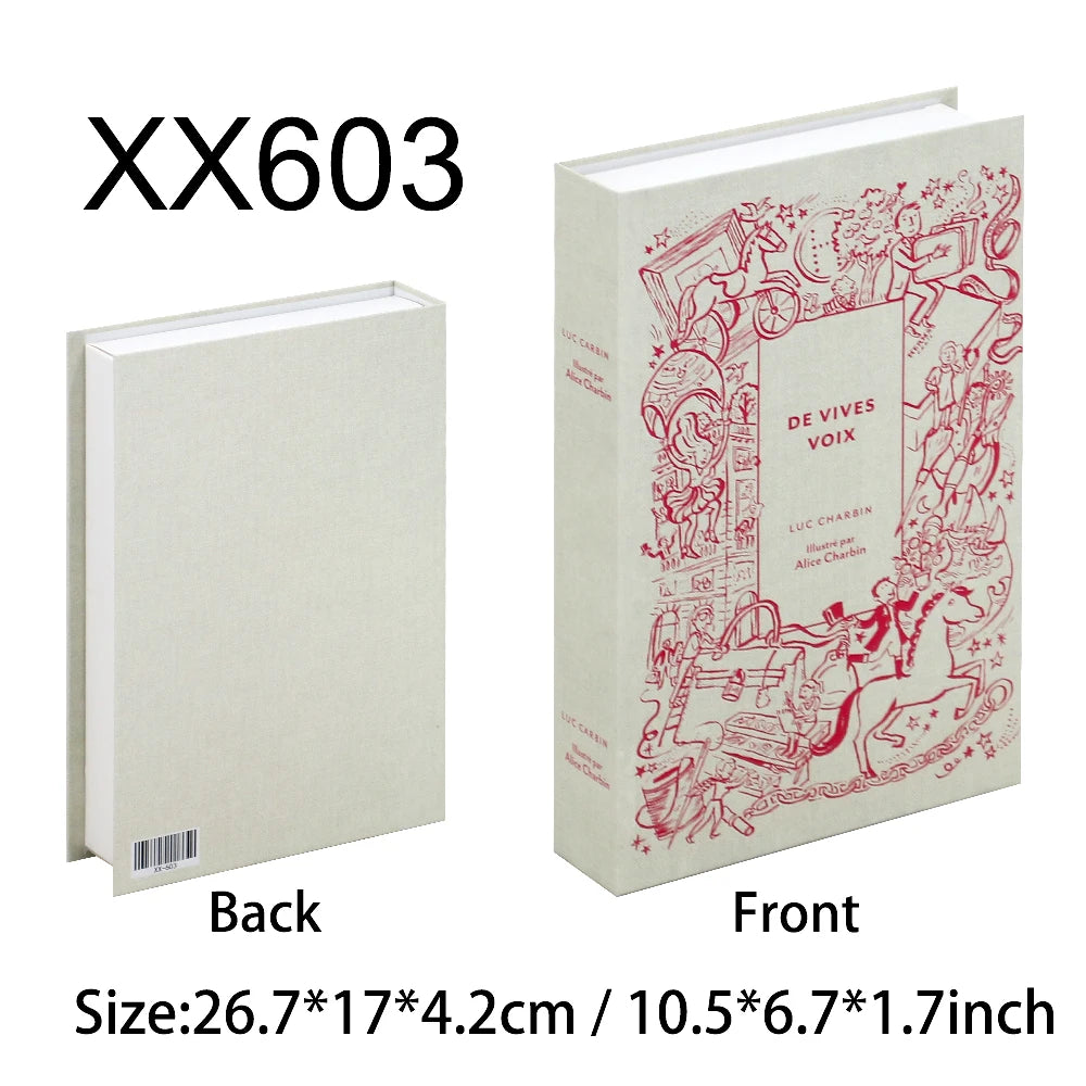 Living Room Decoration Fake Book