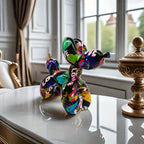 Resin LOVE Balloon Dog Statue