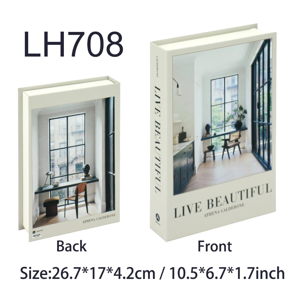 New Luxury Fake Books Home Decoration