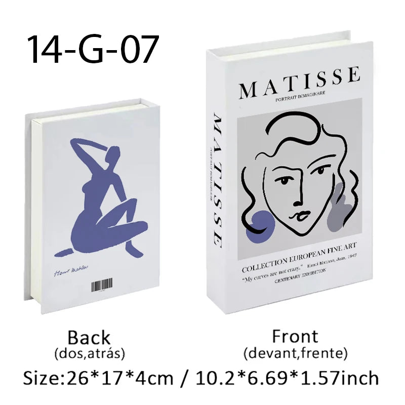 Matisse Fake Books For Decoration Storage Box
