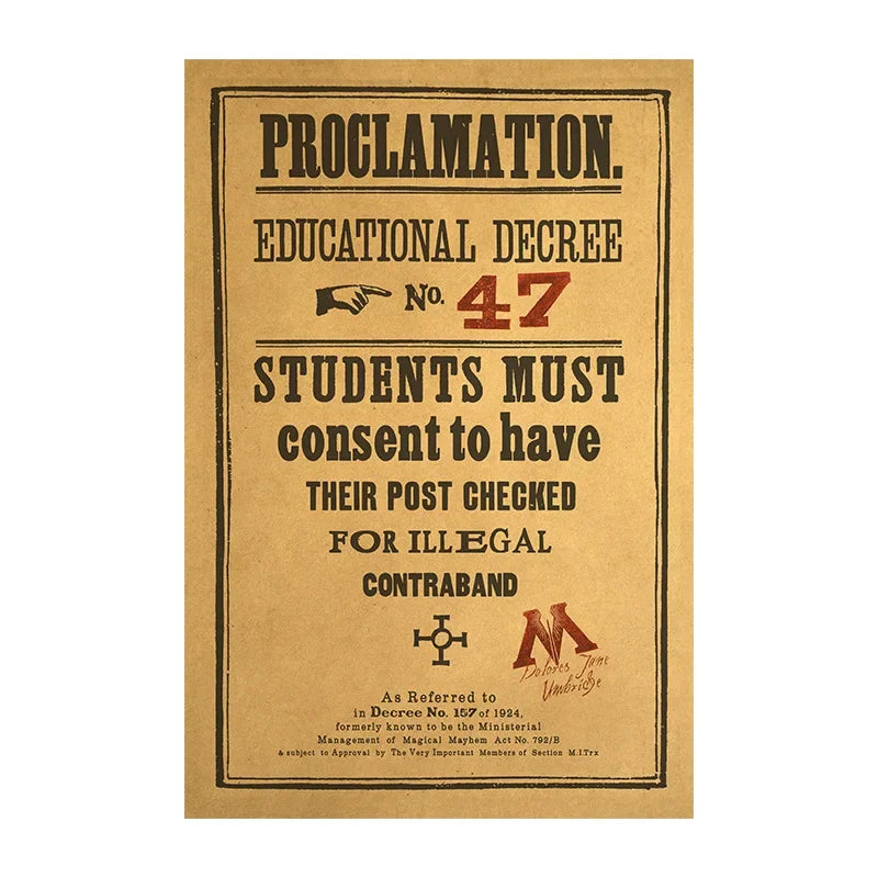 Magic School Movie Peripheral Posters