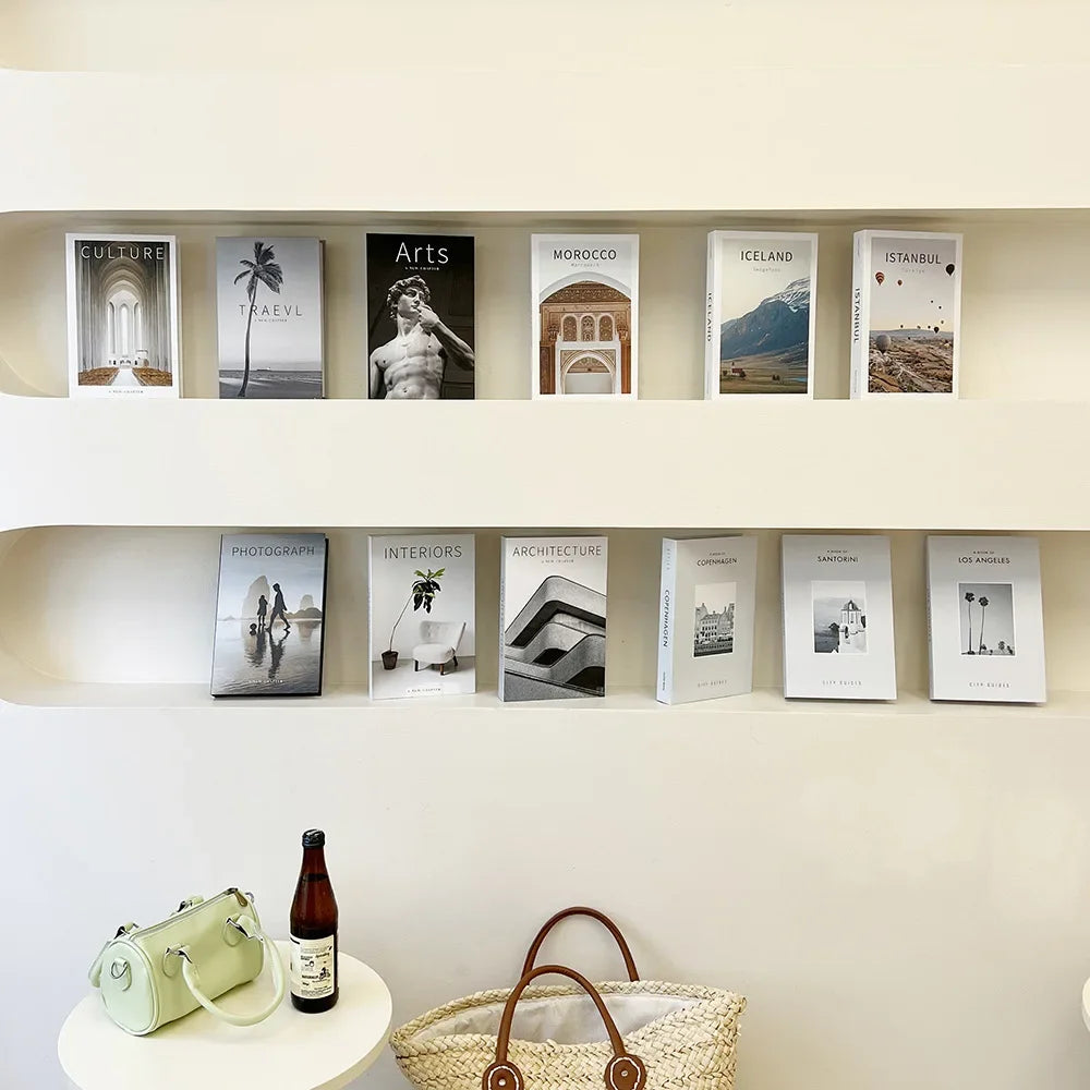 Minimalist Modern Decorative Fake Books