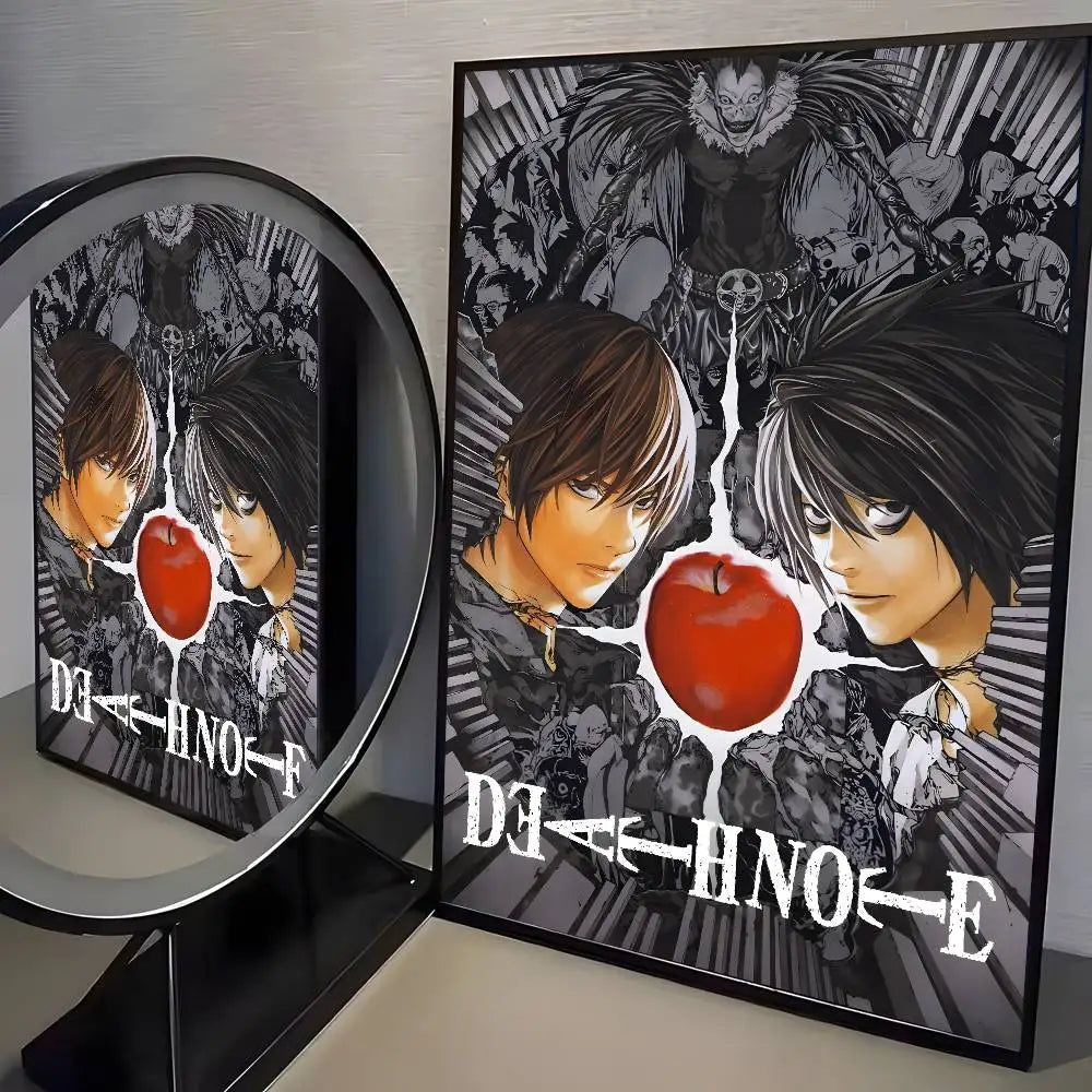 1pc Anime Death Note Classic Vintage poster art HD canvas