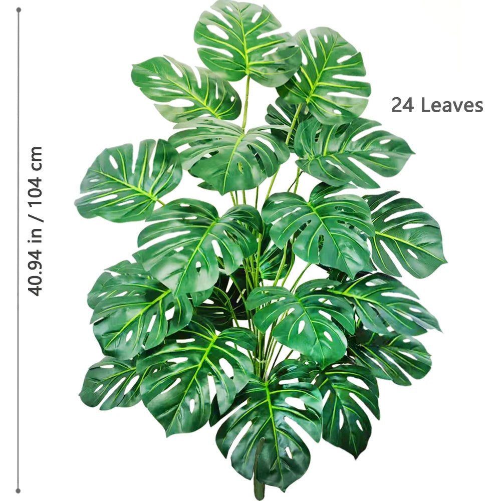 Artificial Monstera Plant Fake Palm Tree