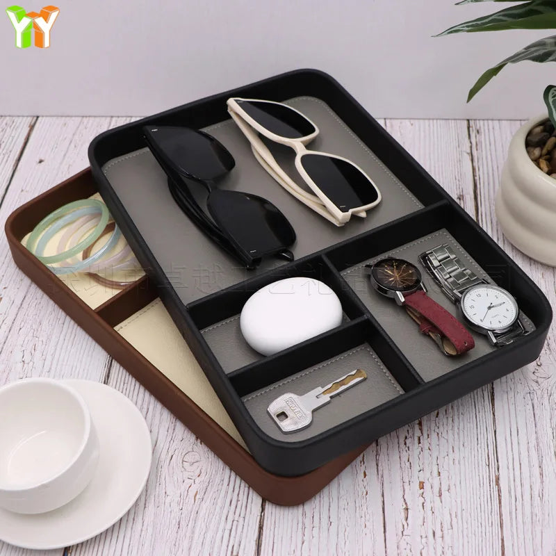 European style nightstand organizer tray
