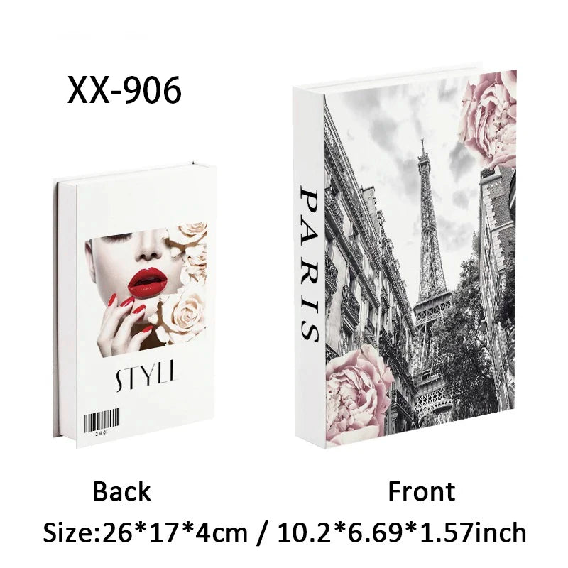 Living Room Decoration Fake Book