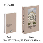 Fashion Paris Milan Luxe Fake book Decorative Books Storage Box