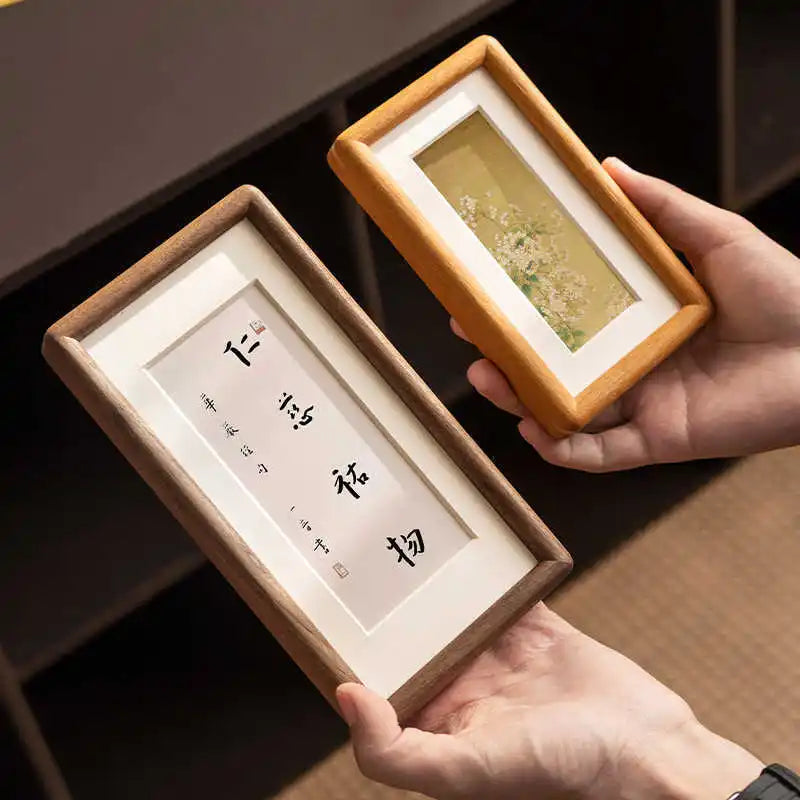 Rectangular Solid Wood Photo Frame High-Quality