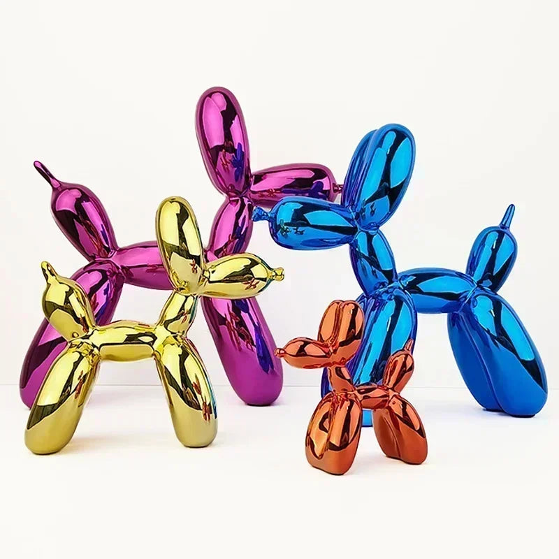 Resin Balloon Dog Sculpture