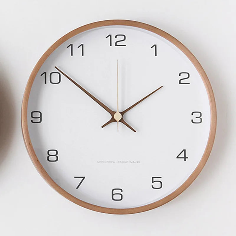 Nordic Solid Wood Wall Clock
