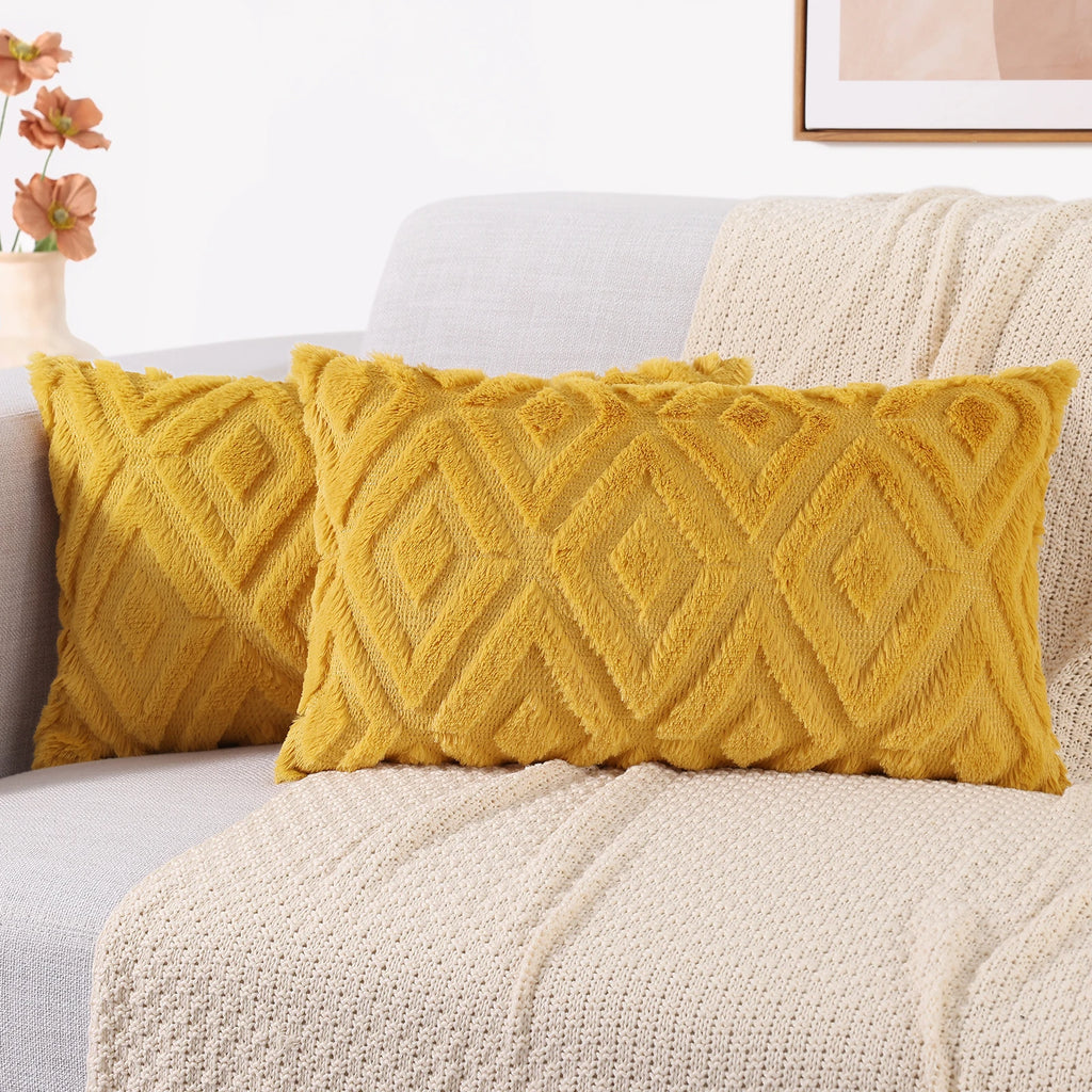 HAPIHAPPY Throw Pillow Covers Set of 2