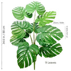 Artificial Monstera Plant Fake Palm Tree