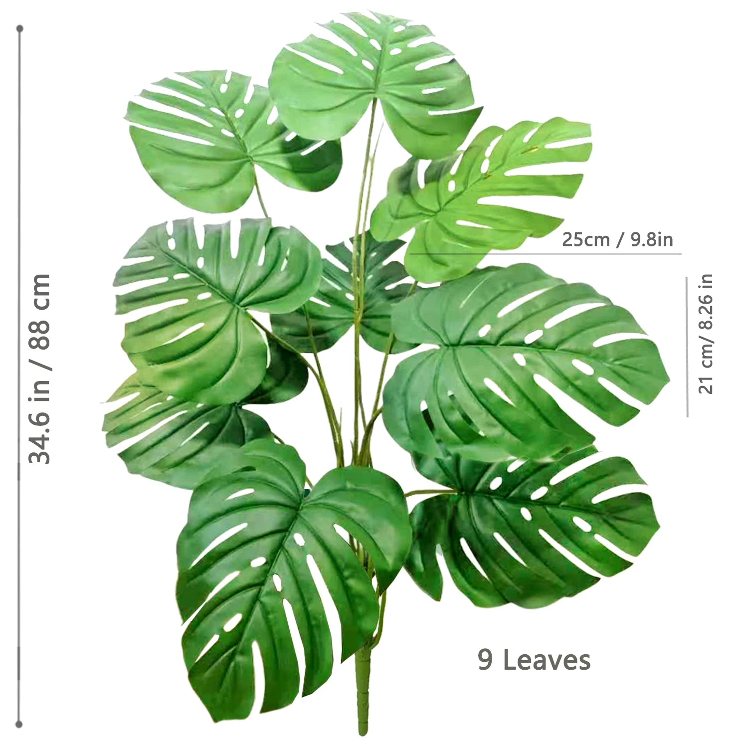 Artificial Monstera Plant Fake Palm Tree