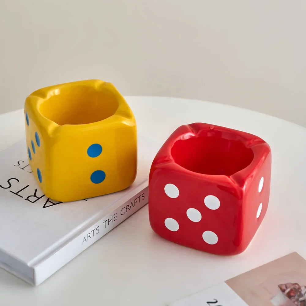 Dice Ashtray Modern Home Living Room Decoration