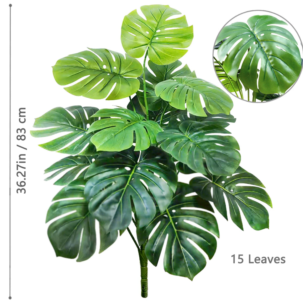 Artificial Monstera Plant Fake Palm Tree