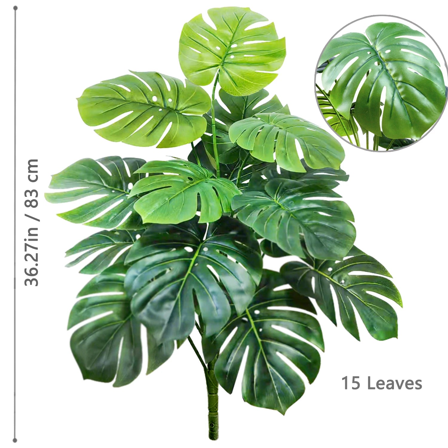Artificial Monstera Plant Fake Palm Tree