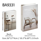 Fashion Luxury Fake Book Storage Box Perfume Decorative Books
