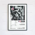 New ASAP Rocky Testing Live Love D.M.B.Tracklist Music Album Cover Poster Prints Wall Art