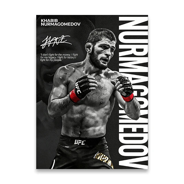 Boxing Star Canvas Wall Art Print Poster MMA Decorative Painting
