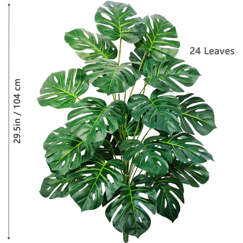 Artificial Monstera Plant Fake Palm Tree