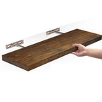Hanging Wooden Durable Wall Shelves