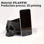 3D printed flowerpot hanging basket skull