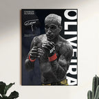 Famous Boxing Legends Poster UFC Inspirational ILIA TOPURIA Canvas Print