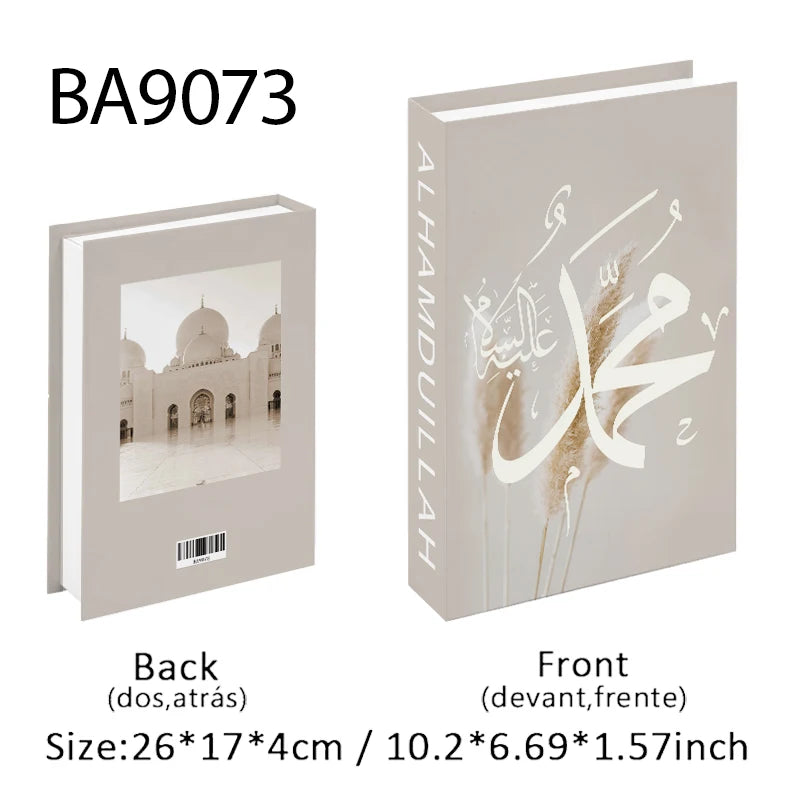 Islamic Kaaba Mosque Luxe Fake Book Storage Box