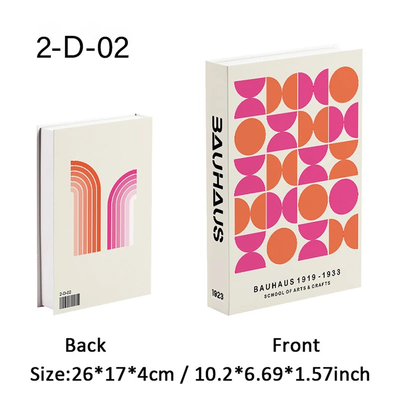 Fashion Paris Milan Luxe Fake book Decorative Books Storage Box