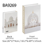 Islamic Mosque Luxury Fake Book Storage Box
