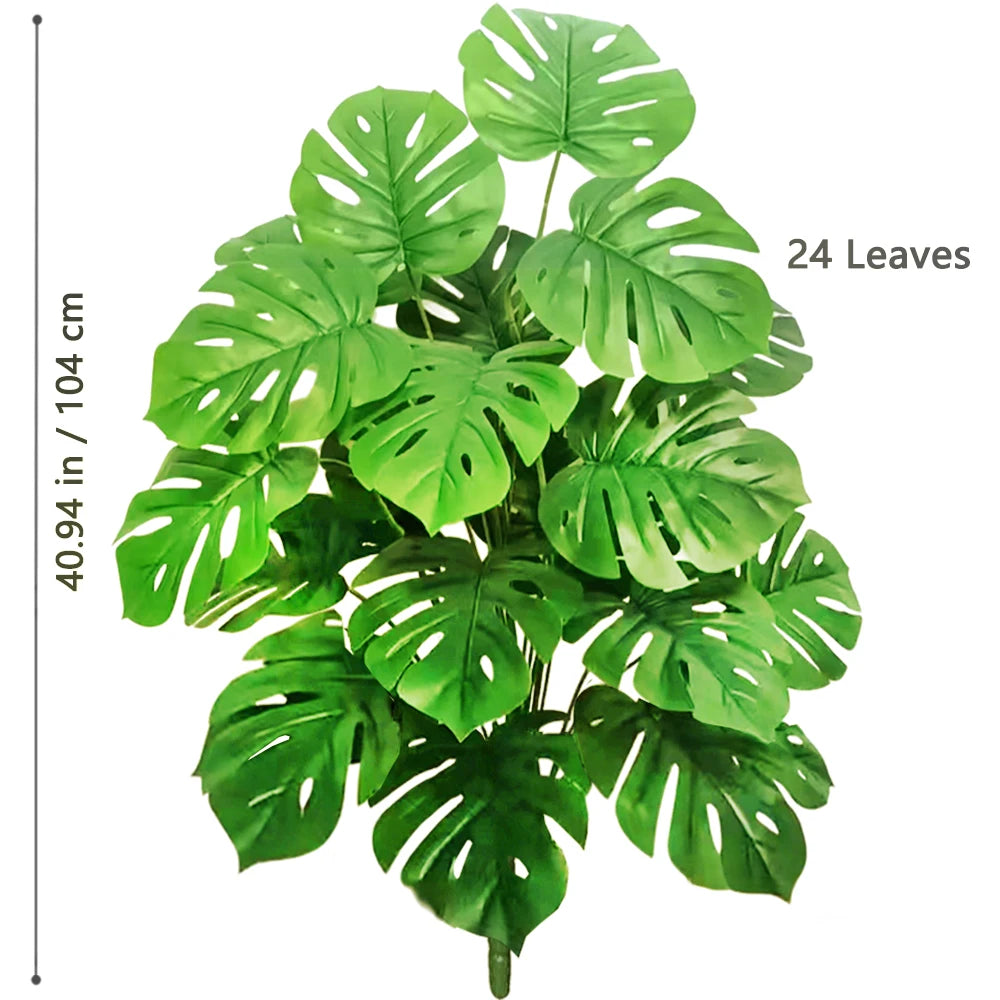 Artificial Monstera Plant Fake Palm Tree